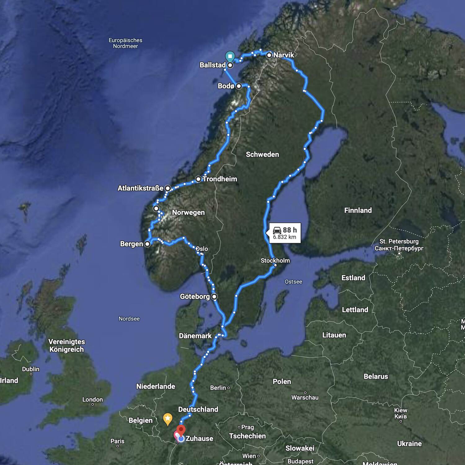 Mit dem E-Auto an die Lofoten