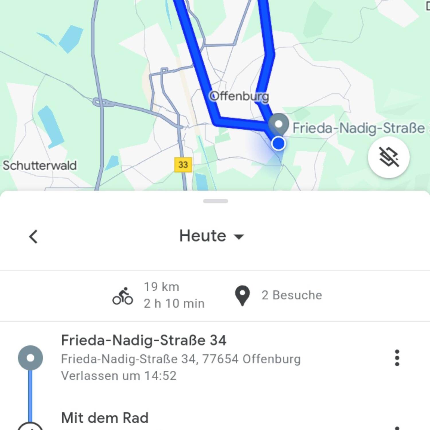 Kleine spontane Radtour