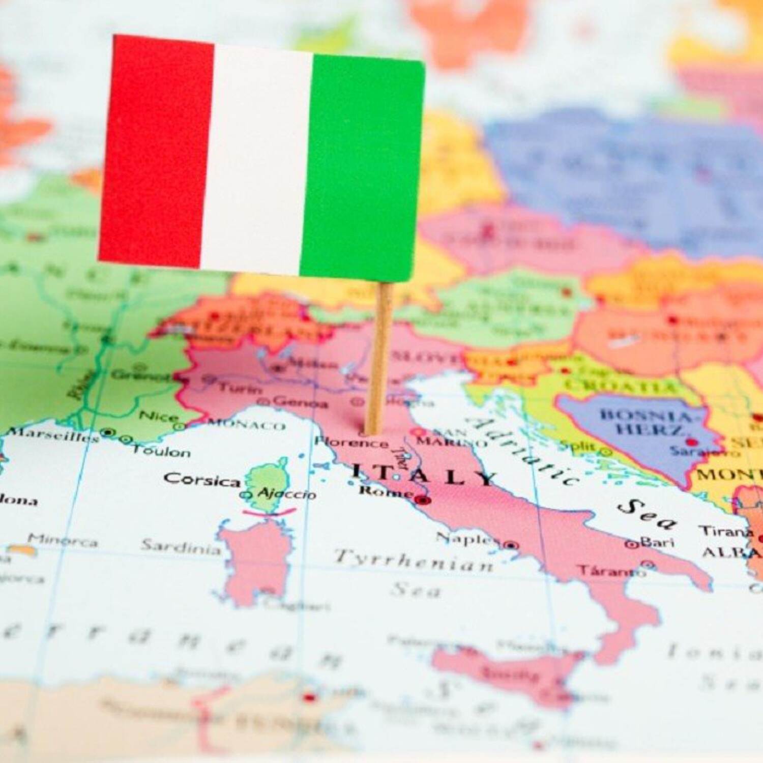 Italien sommeren 2024