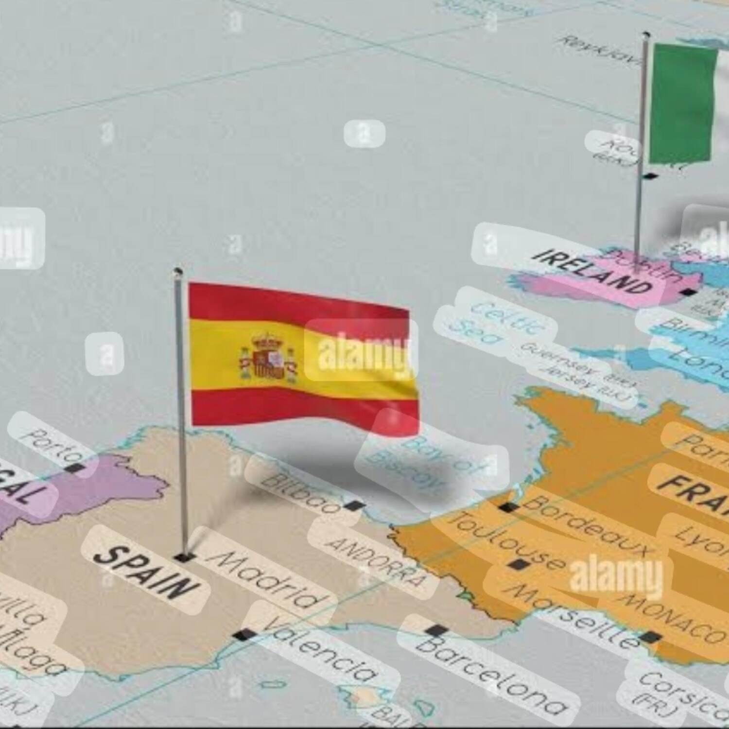 Ireland and Spain 2025