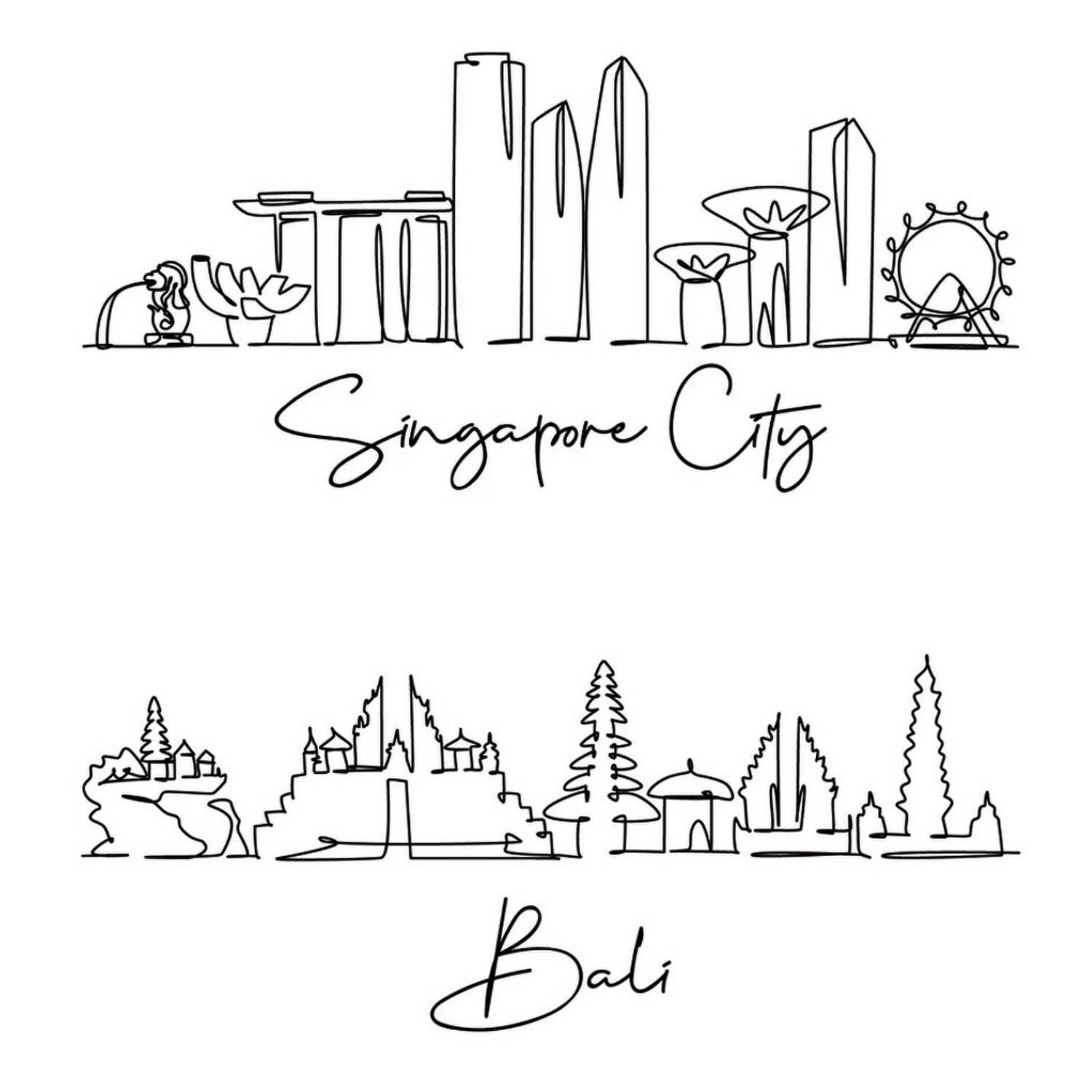 Singapur & Bali