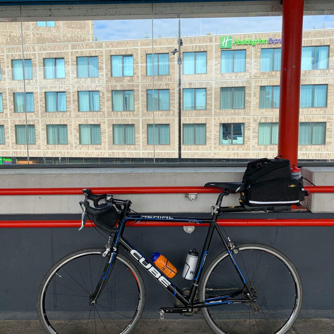 Fietser naar Calais