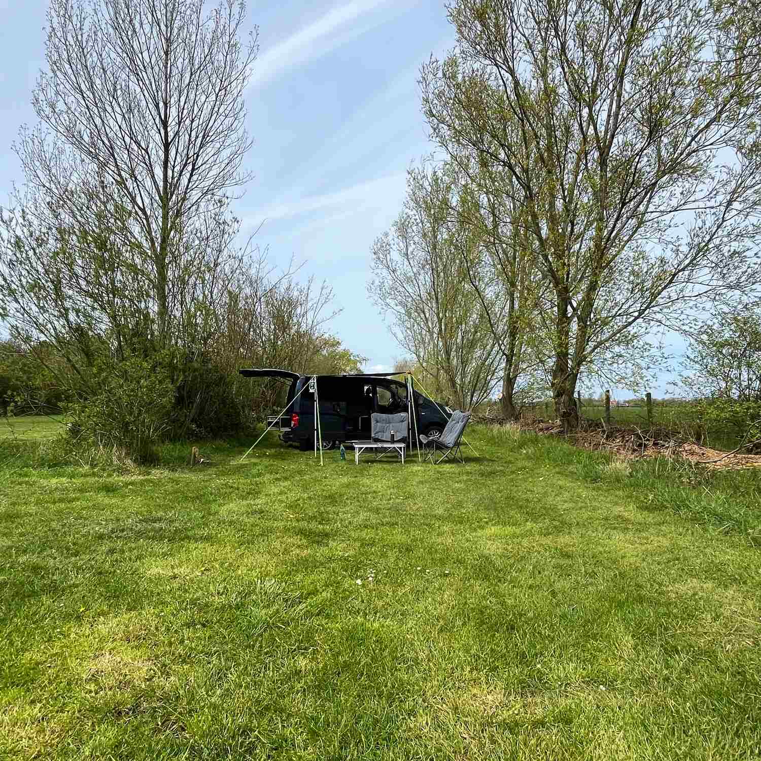 Buskamperen in Brouwershaven