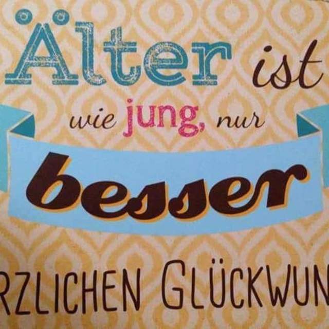Älter ist....