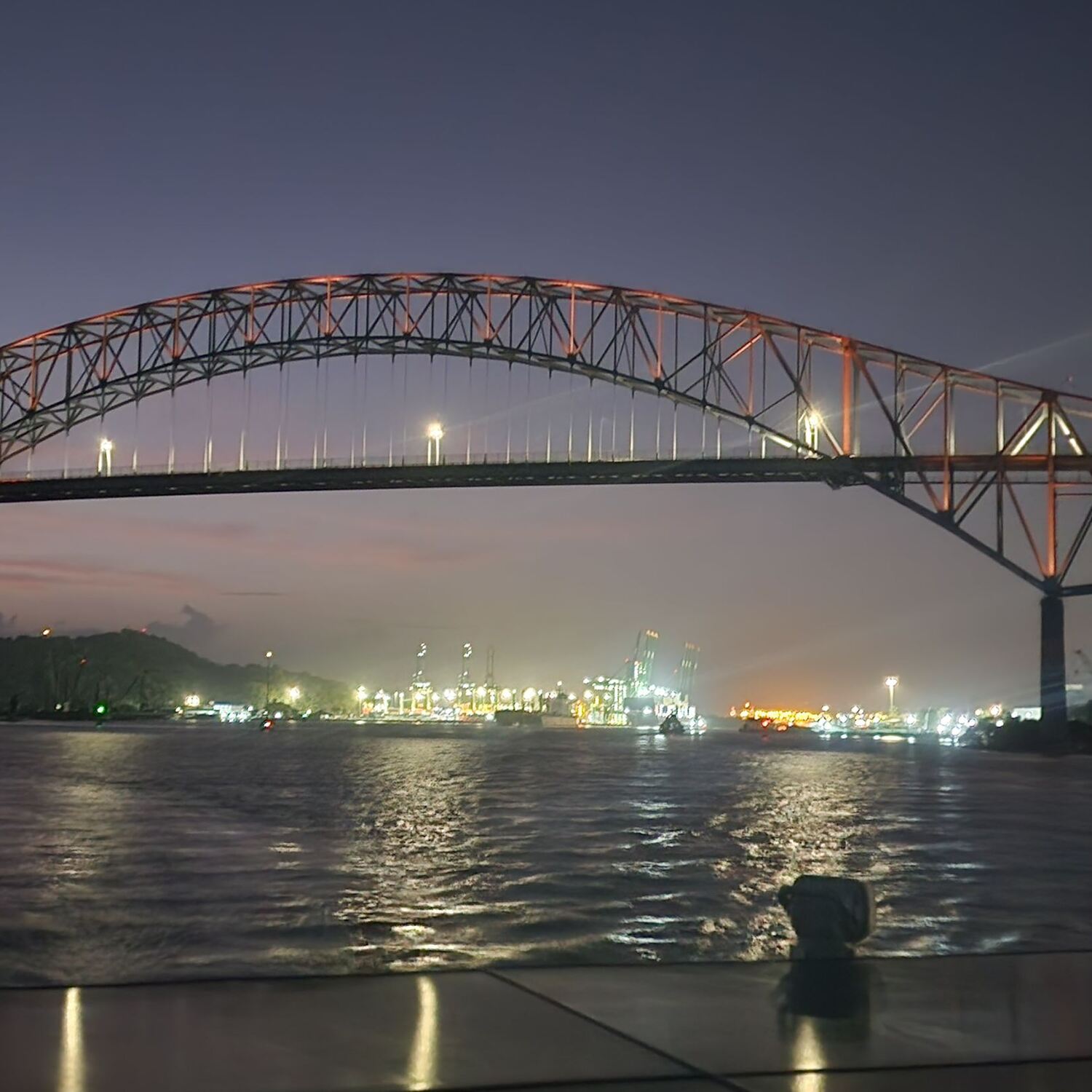 Panama Kanal, 21.-22.2.26