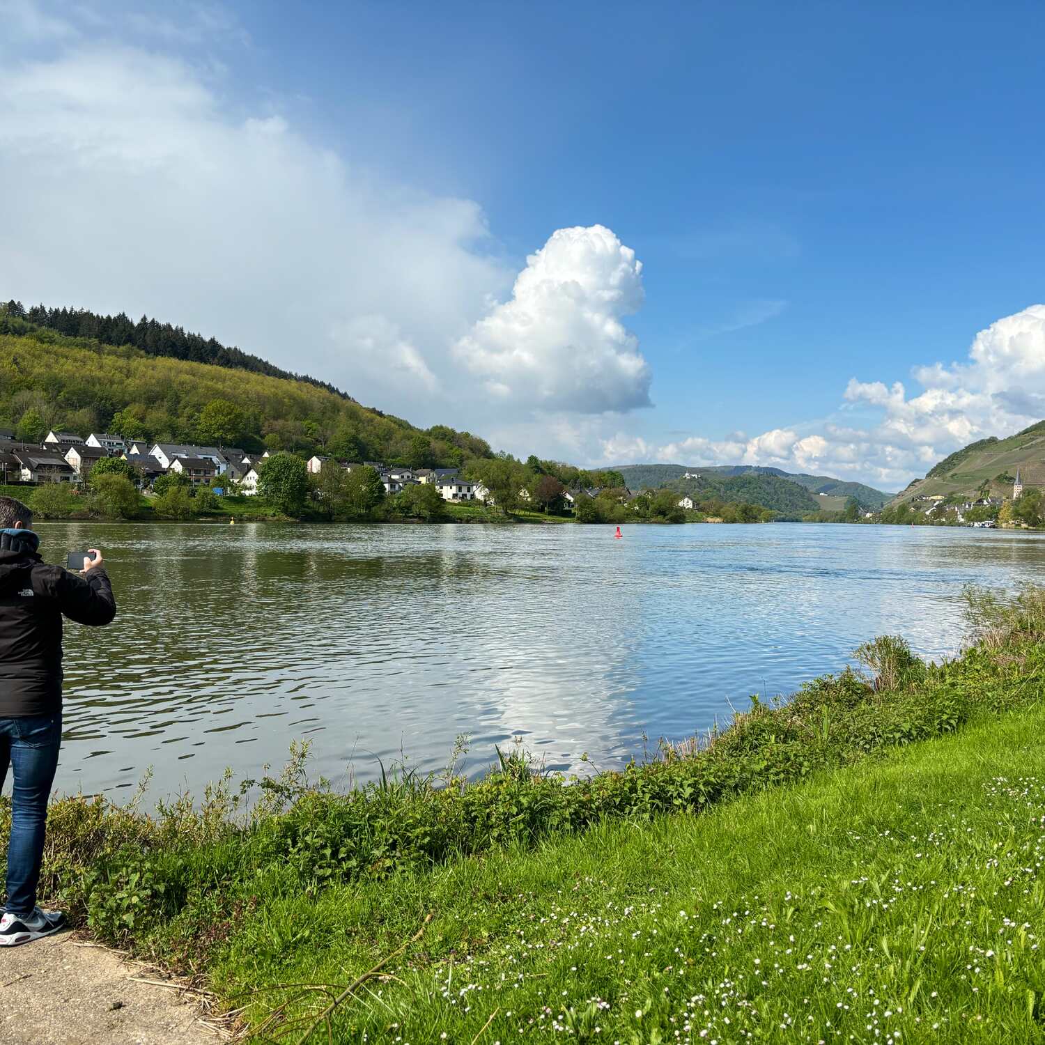 Radfahren entlang der Mosel