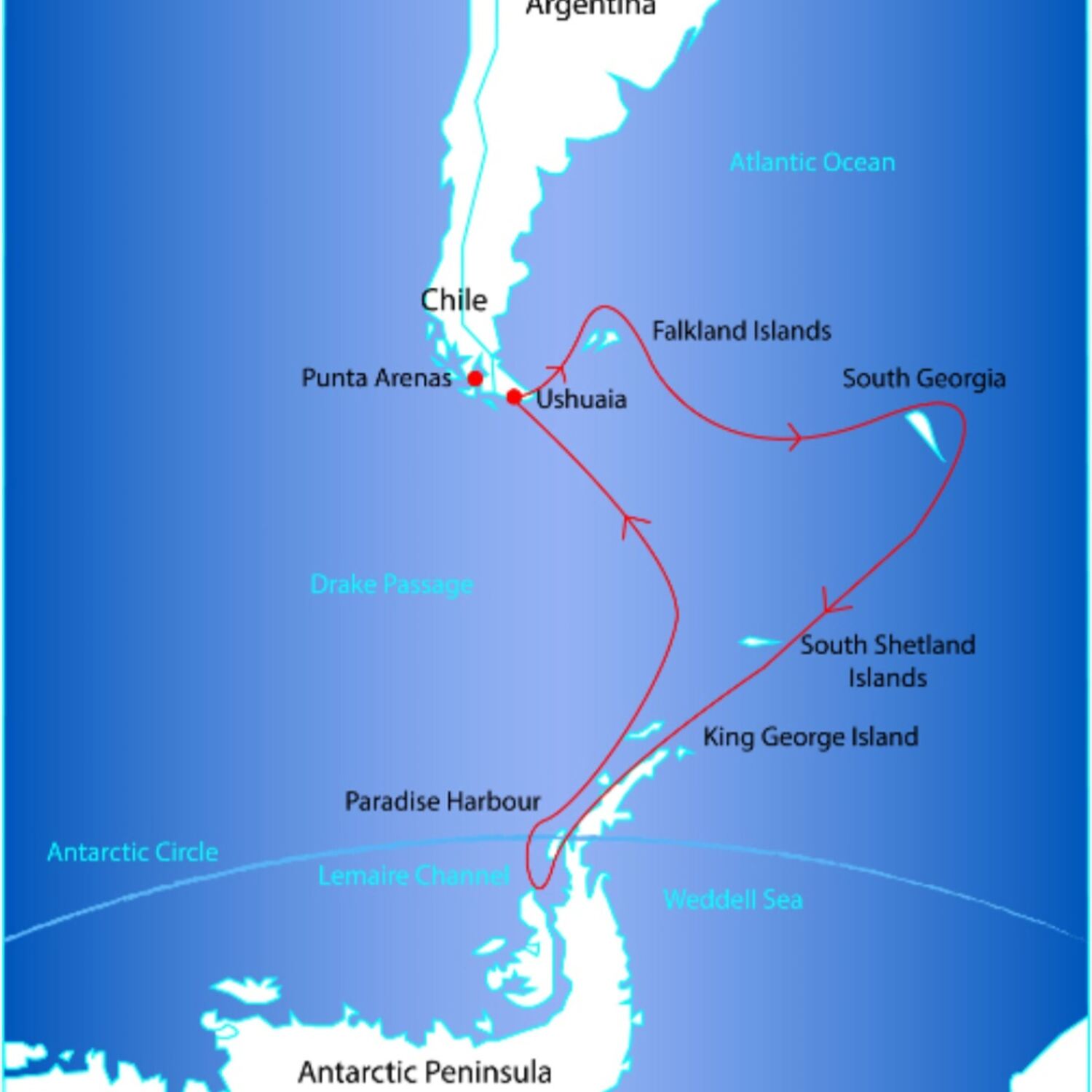 Antarctica & Easter Island