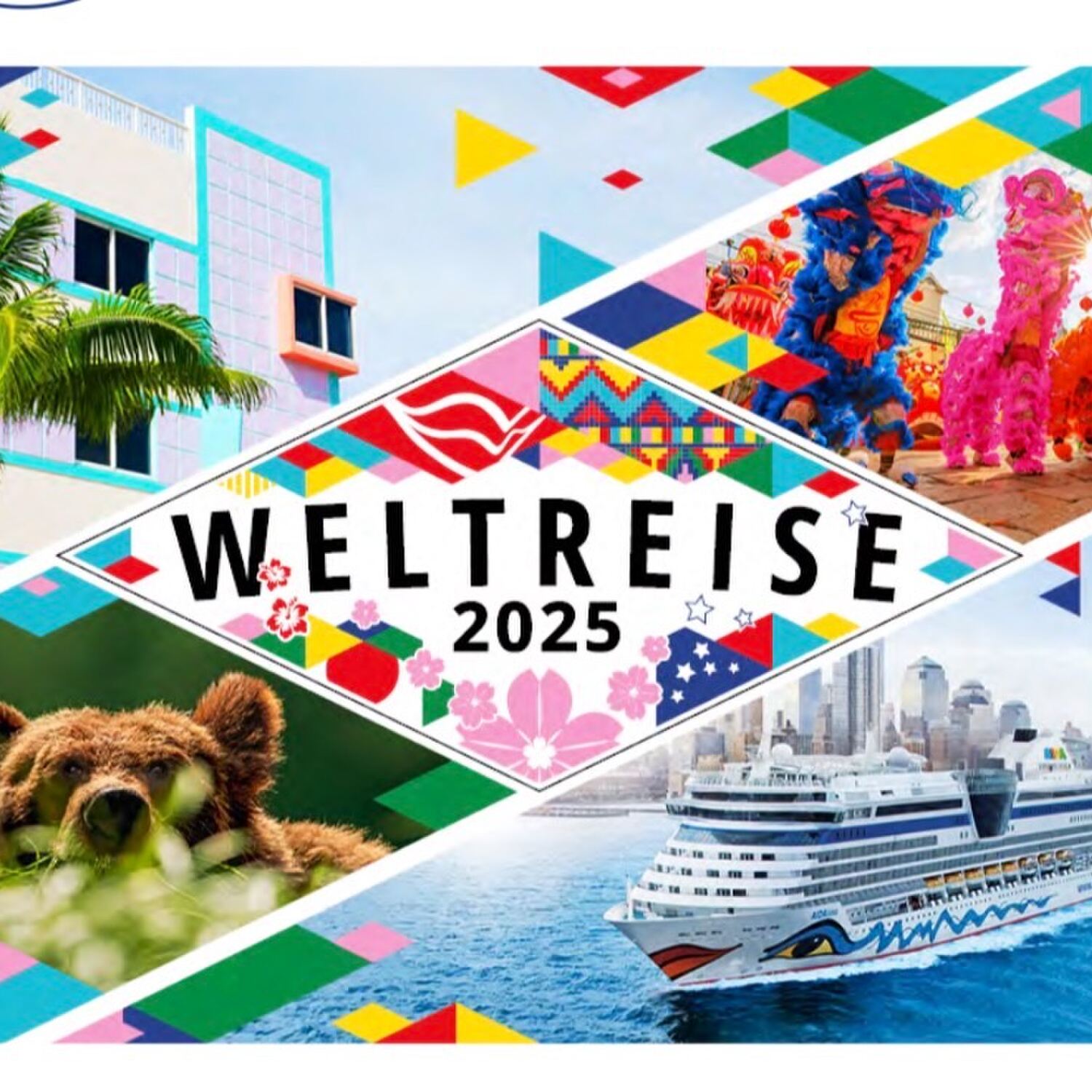 Weltreise 2025 mit AIDAdiva