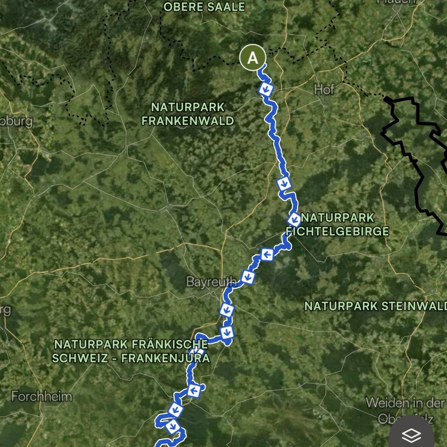 Auf dem fränkischen Gebirgsweg