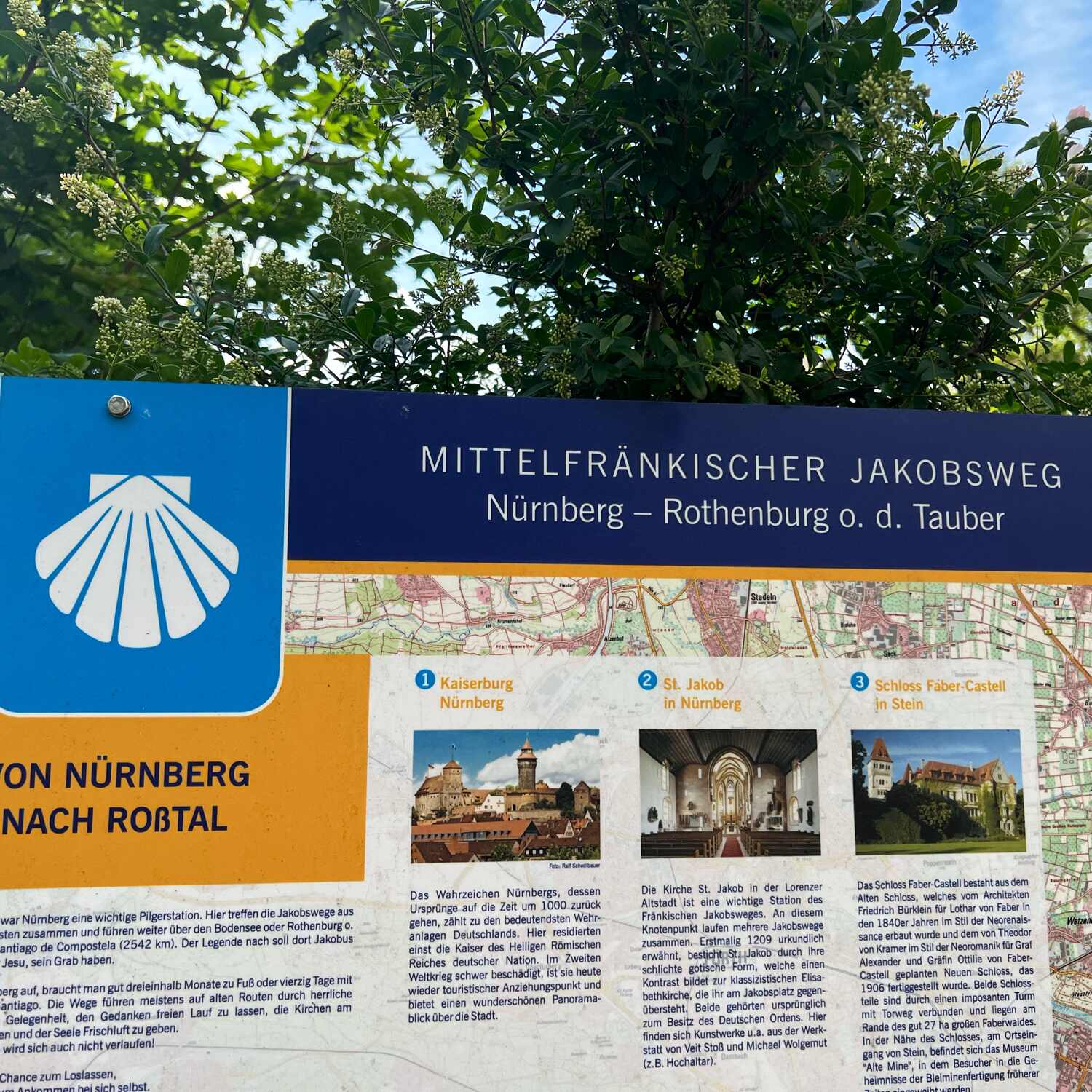 Jakobsweg Nürnberg Rothenburg