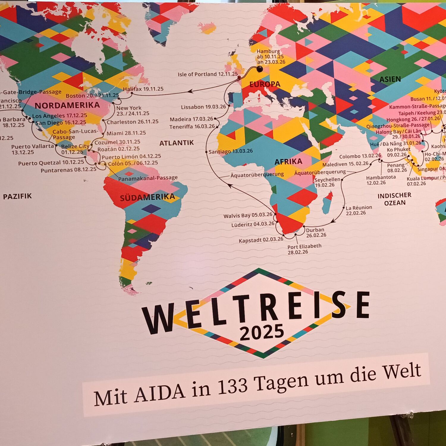 ... noch einmal um die Welt!