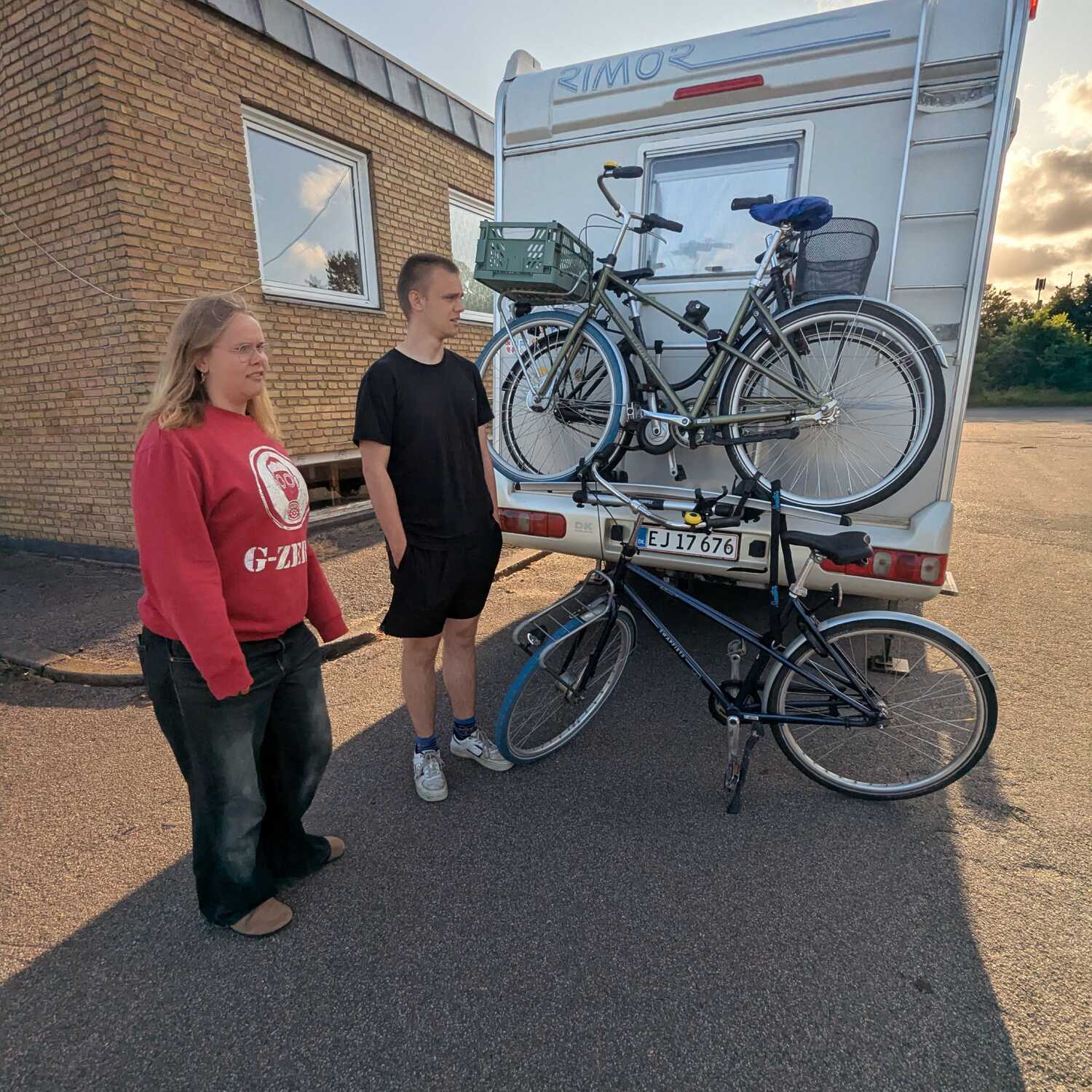 Autocamper / cykeltur