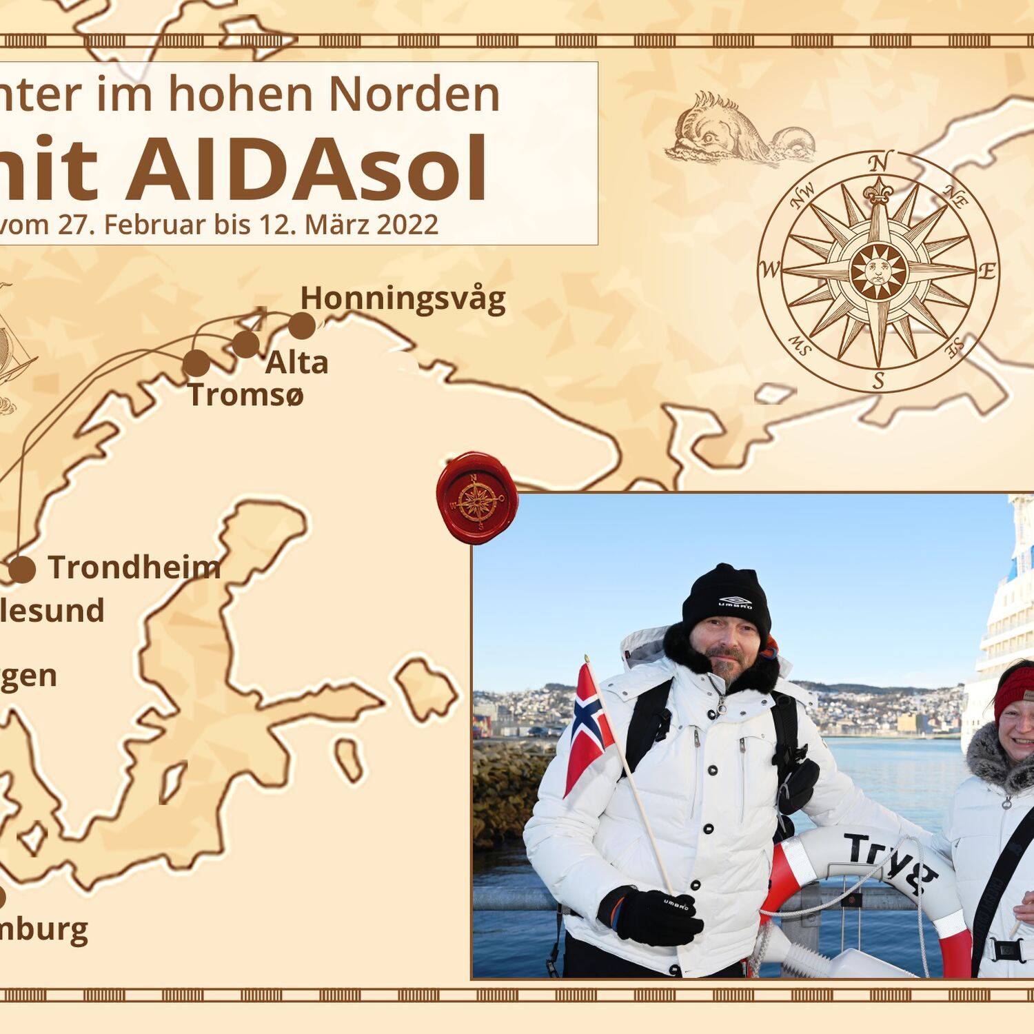Mit der AIDAsol in den hohen Norden