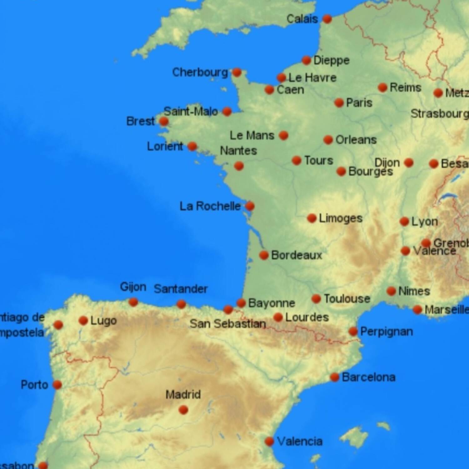 Westeuropa Rundreise