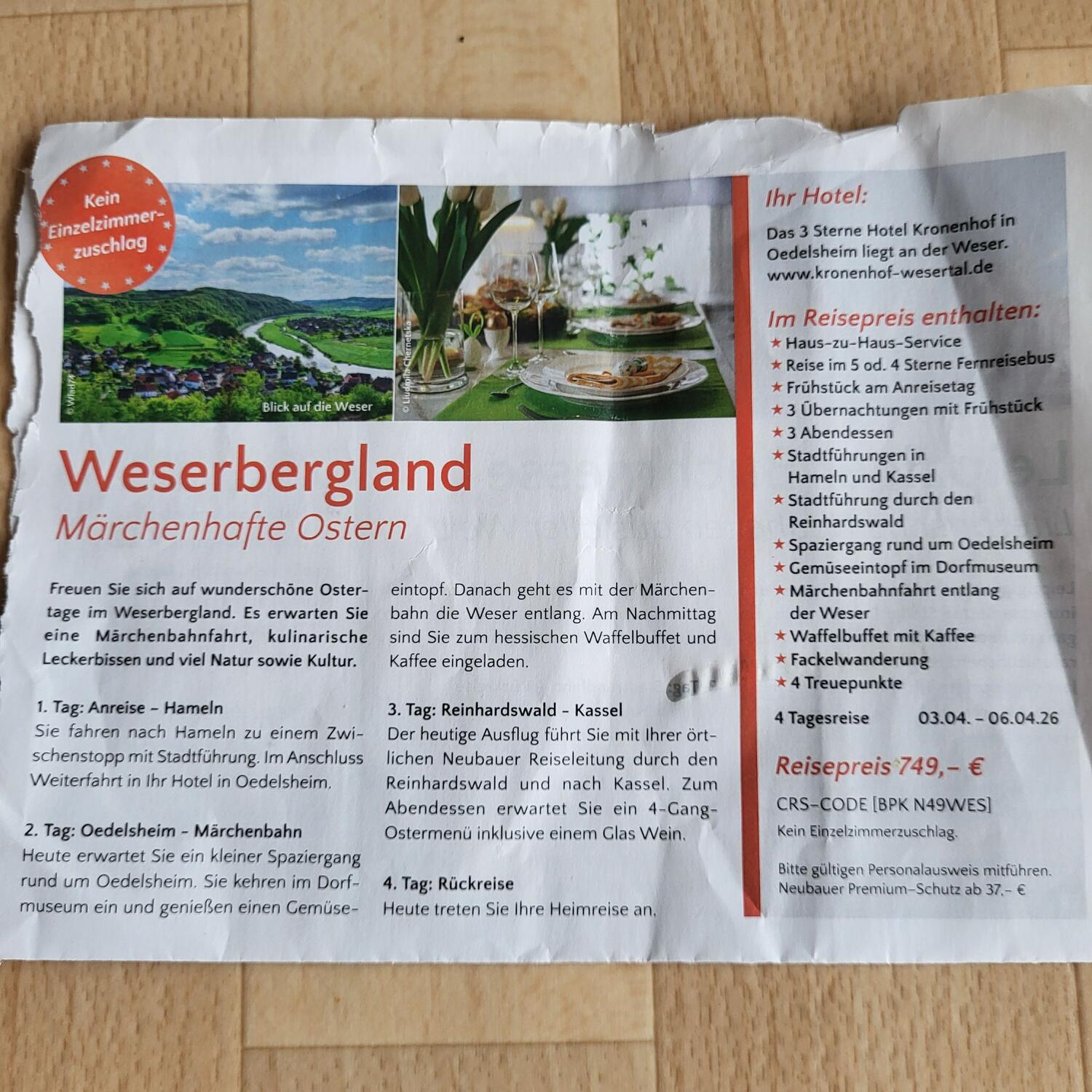 Ostern im Weserbergland