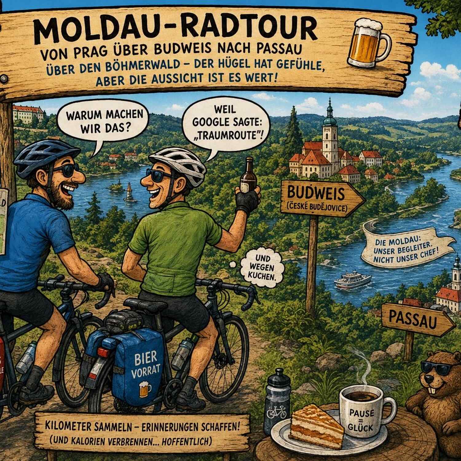 2026 - Radtour - Prag > Passau