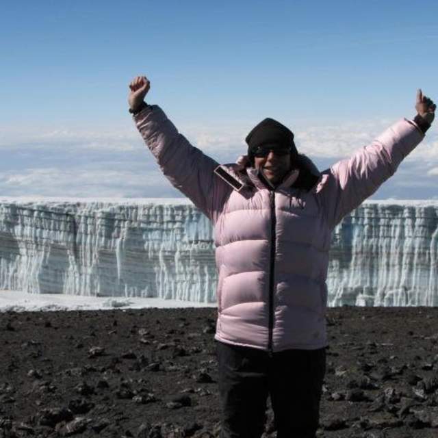 From the summit of Kilimanjaro