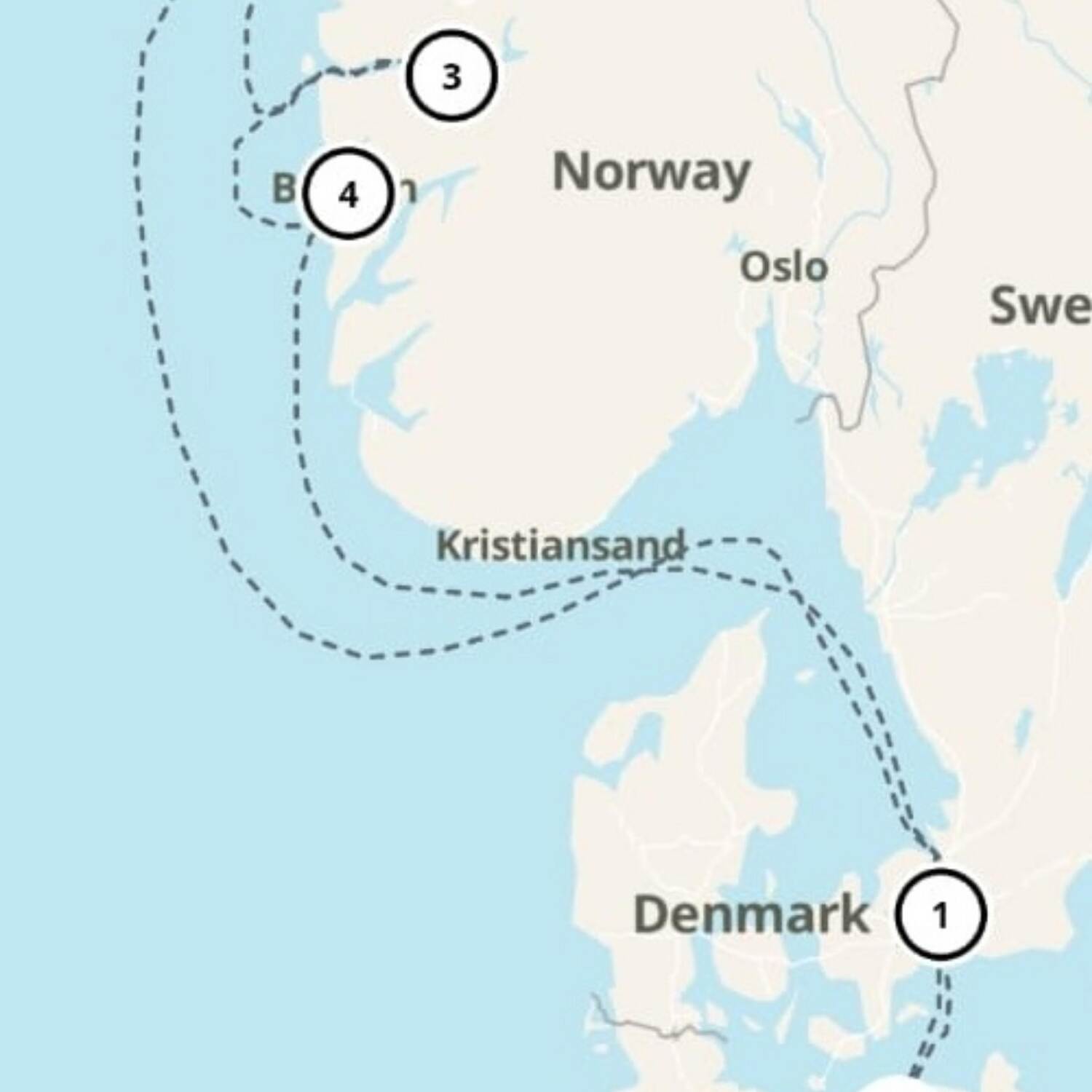 Norwegens Fjorde mit Oma