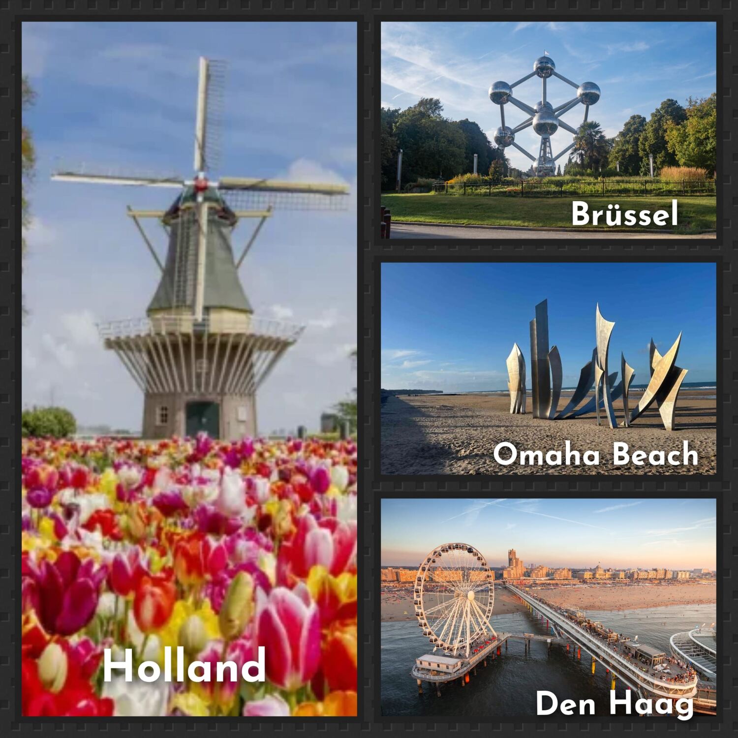 Holland, Belgien & Frankreich