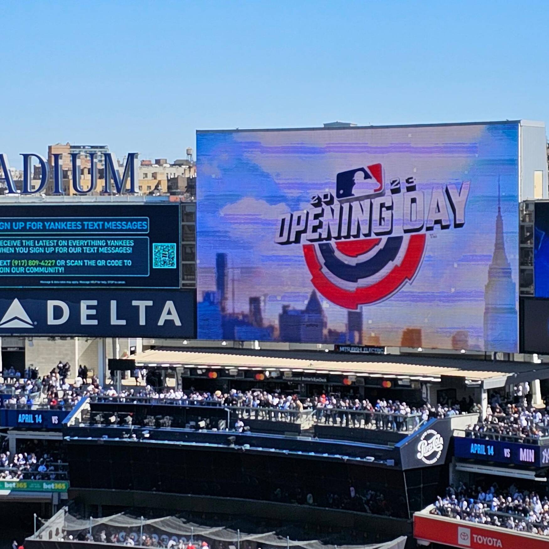 Opening day New York