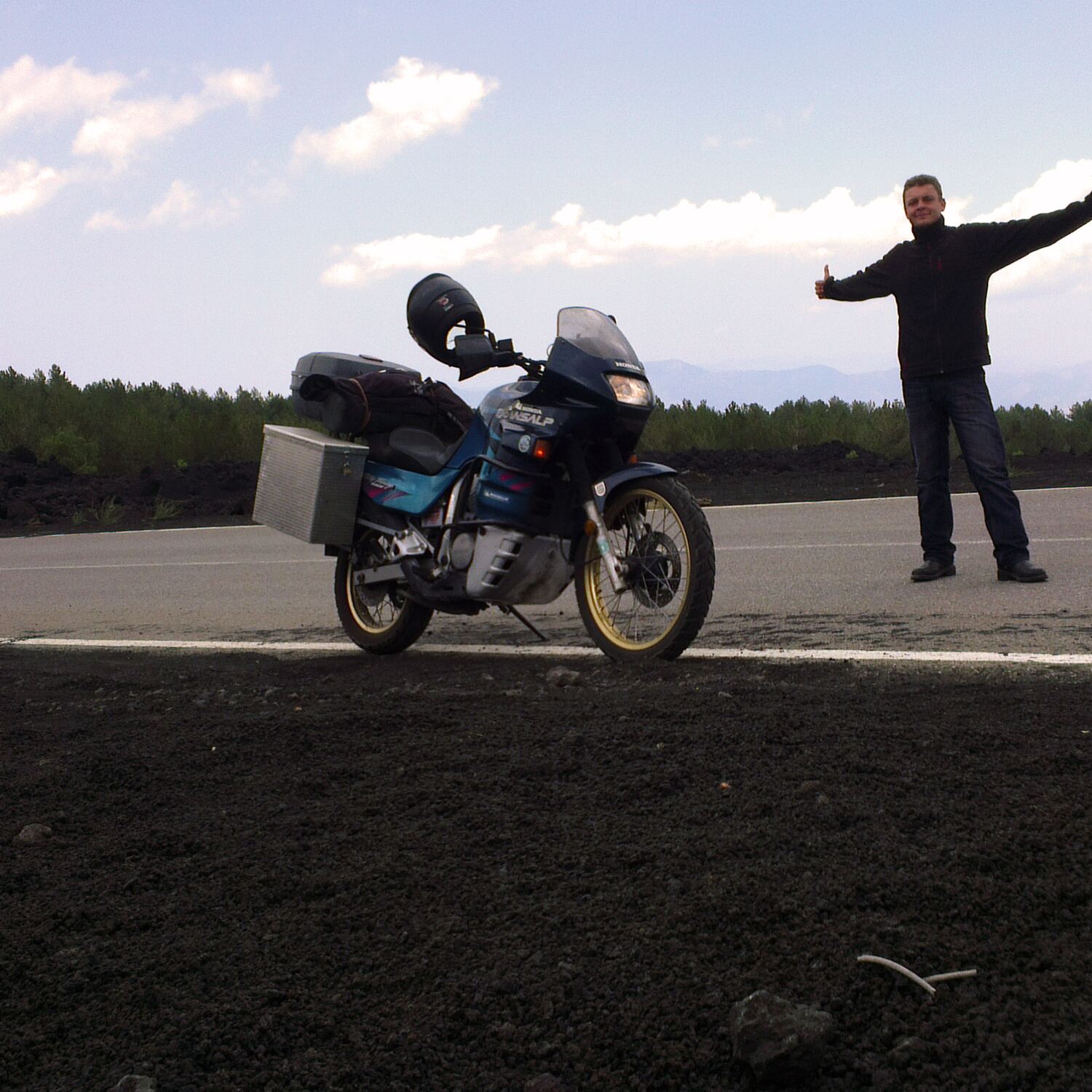 Mit der Transalp nach Sizilien