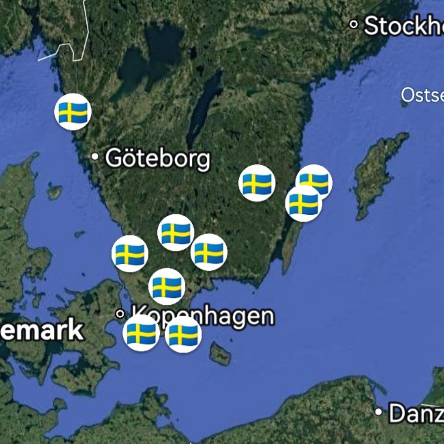 Sverige und Rømø