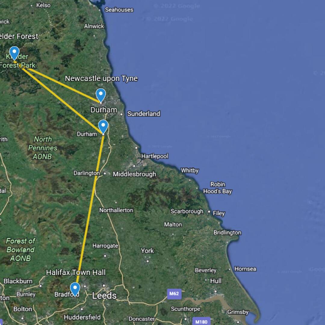 North East England road trip
