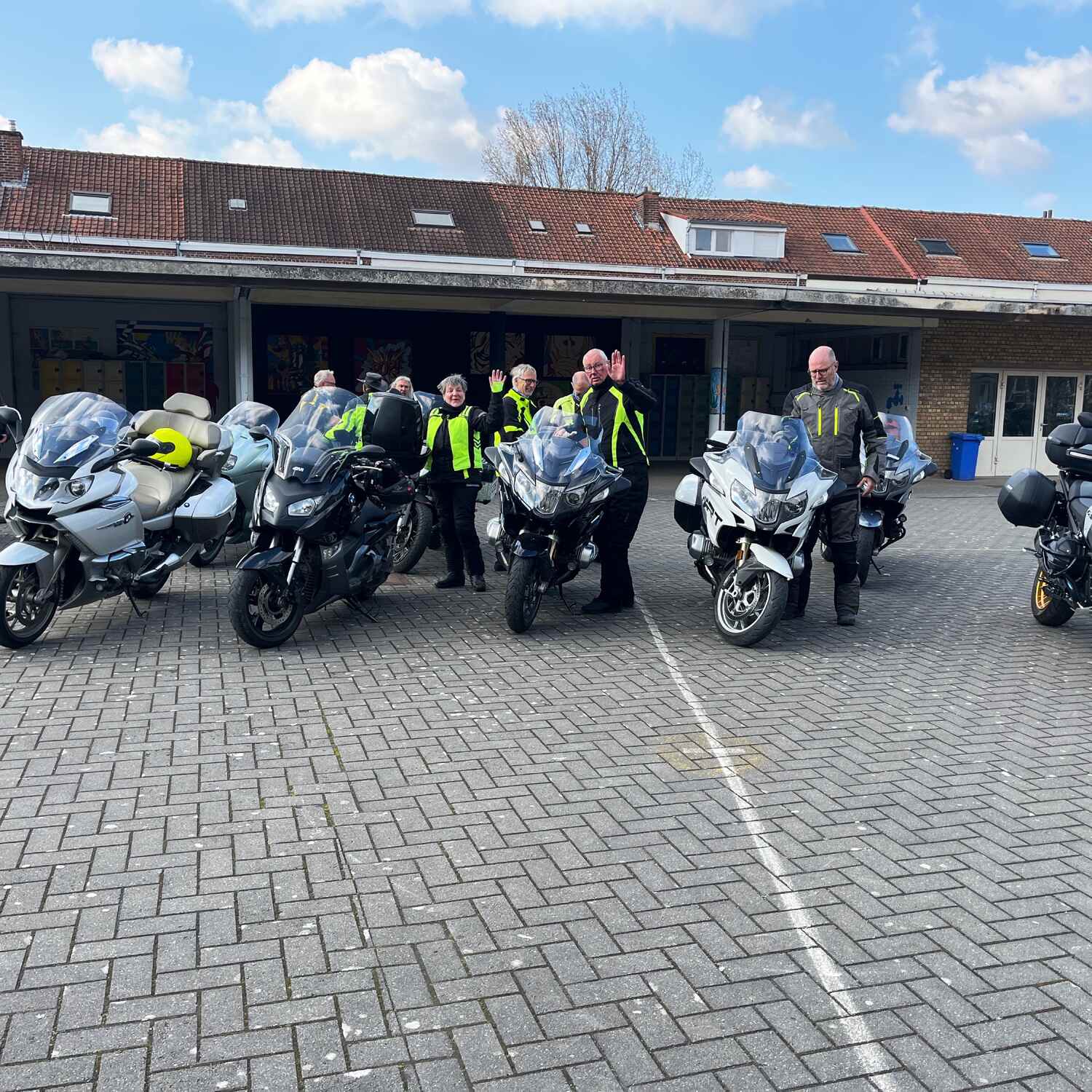 Motorzegening in Menen