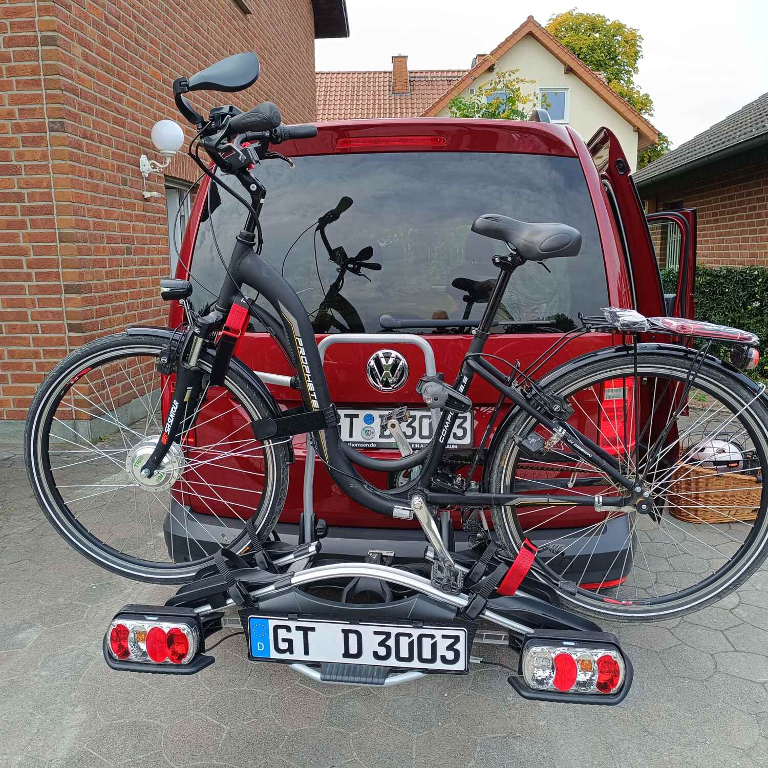 Caddy-Reise mit Fahrrad 🚘🚲