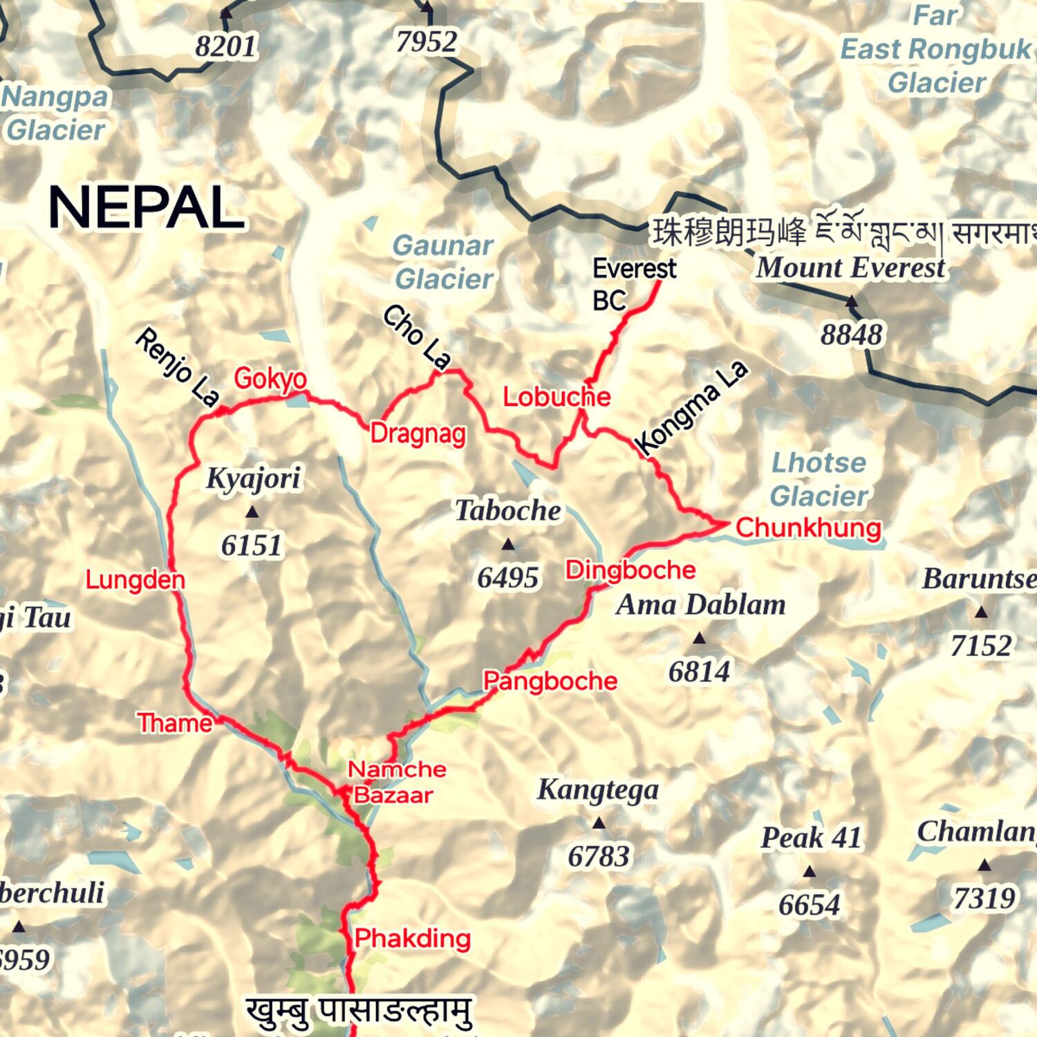 Everest-Three-Passes-Trek / Nepal 2026