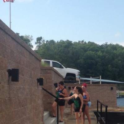 Lake with the Velasquezs