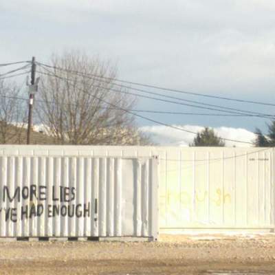 Refugee camp in Katsikas