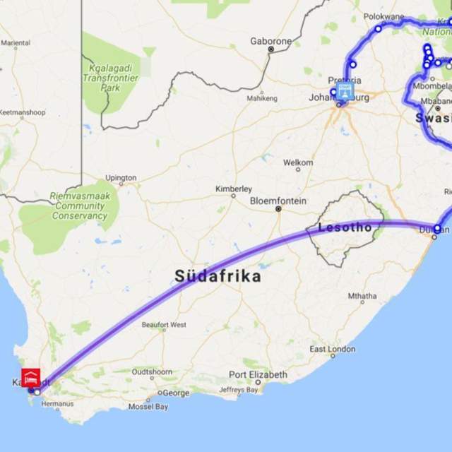 Roadtrip durch Südafrika