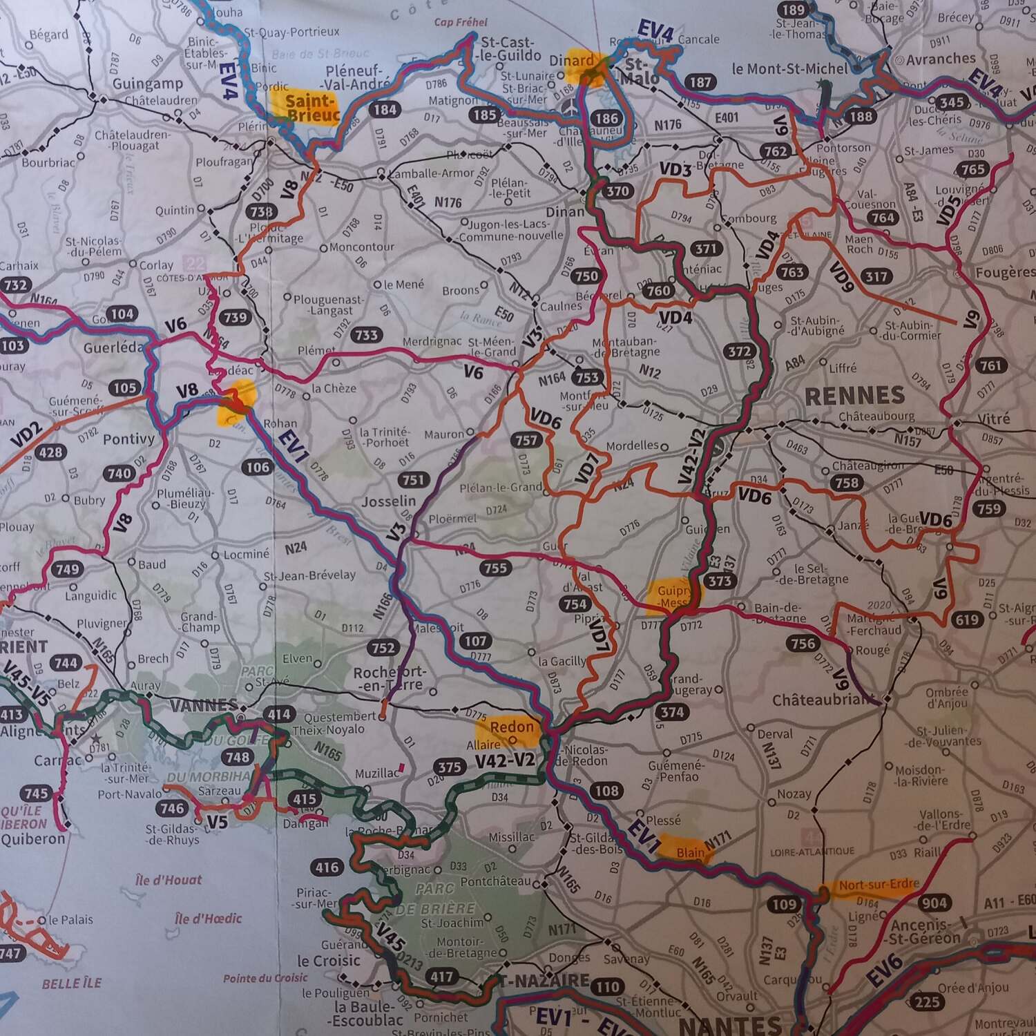 Tour en Bretagne.