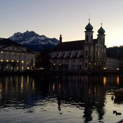 Lucern - inside a postcard
