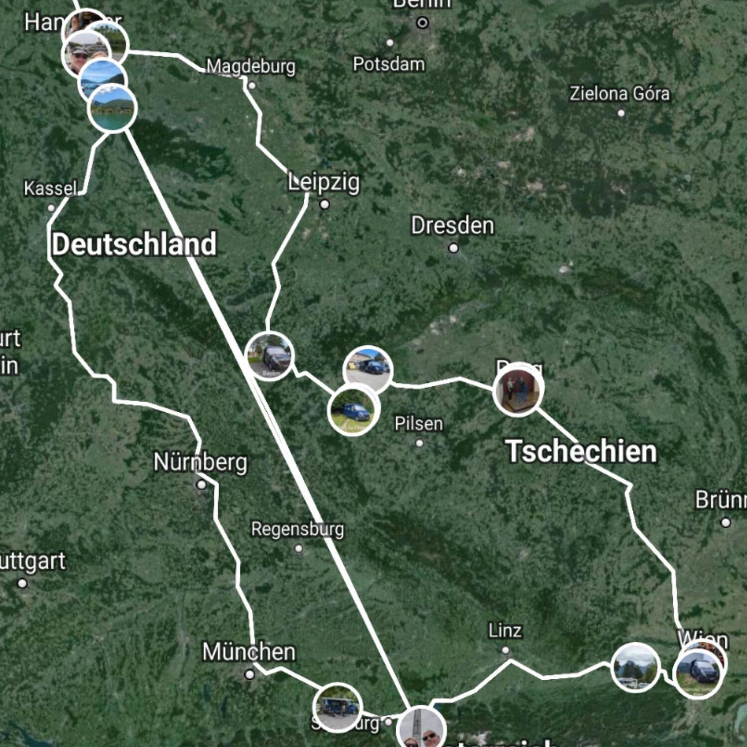 Bremen- Tschechien -Wien