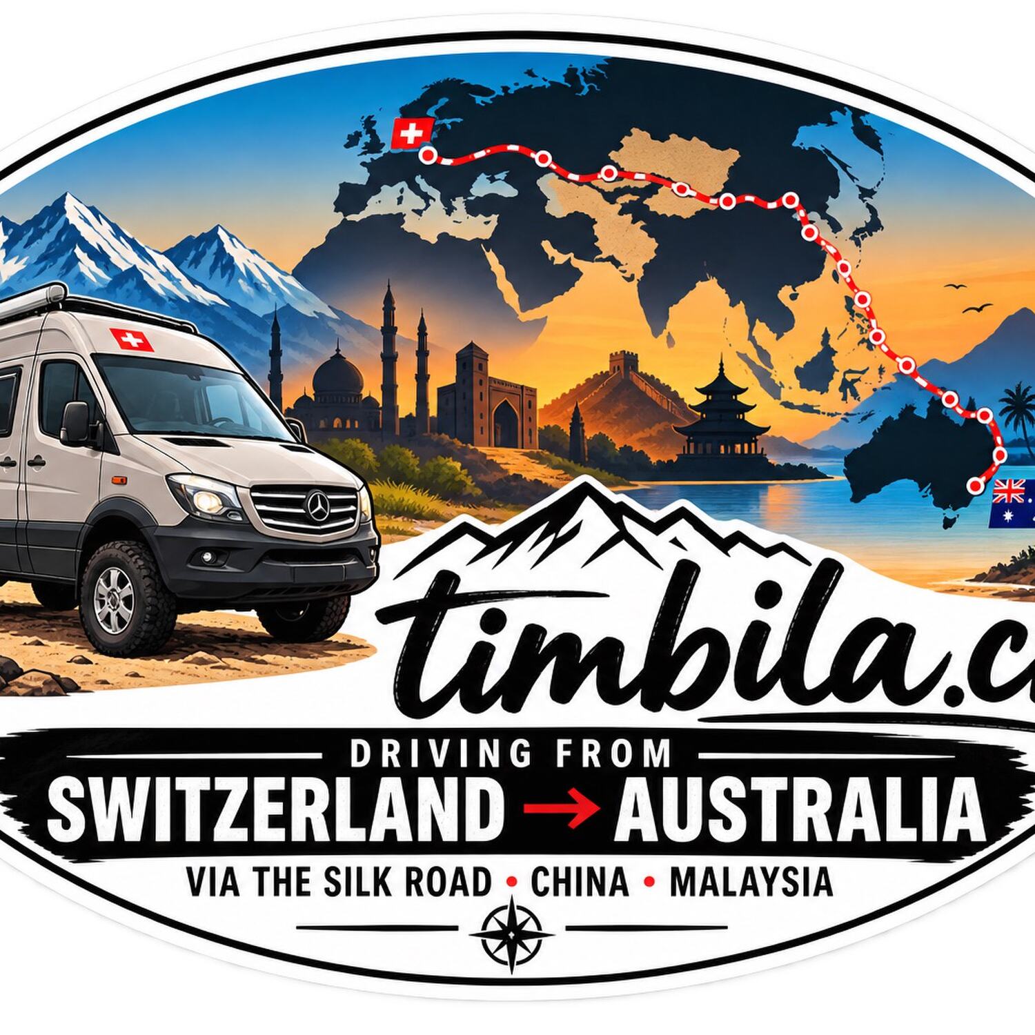 Driving to Australia 🦘