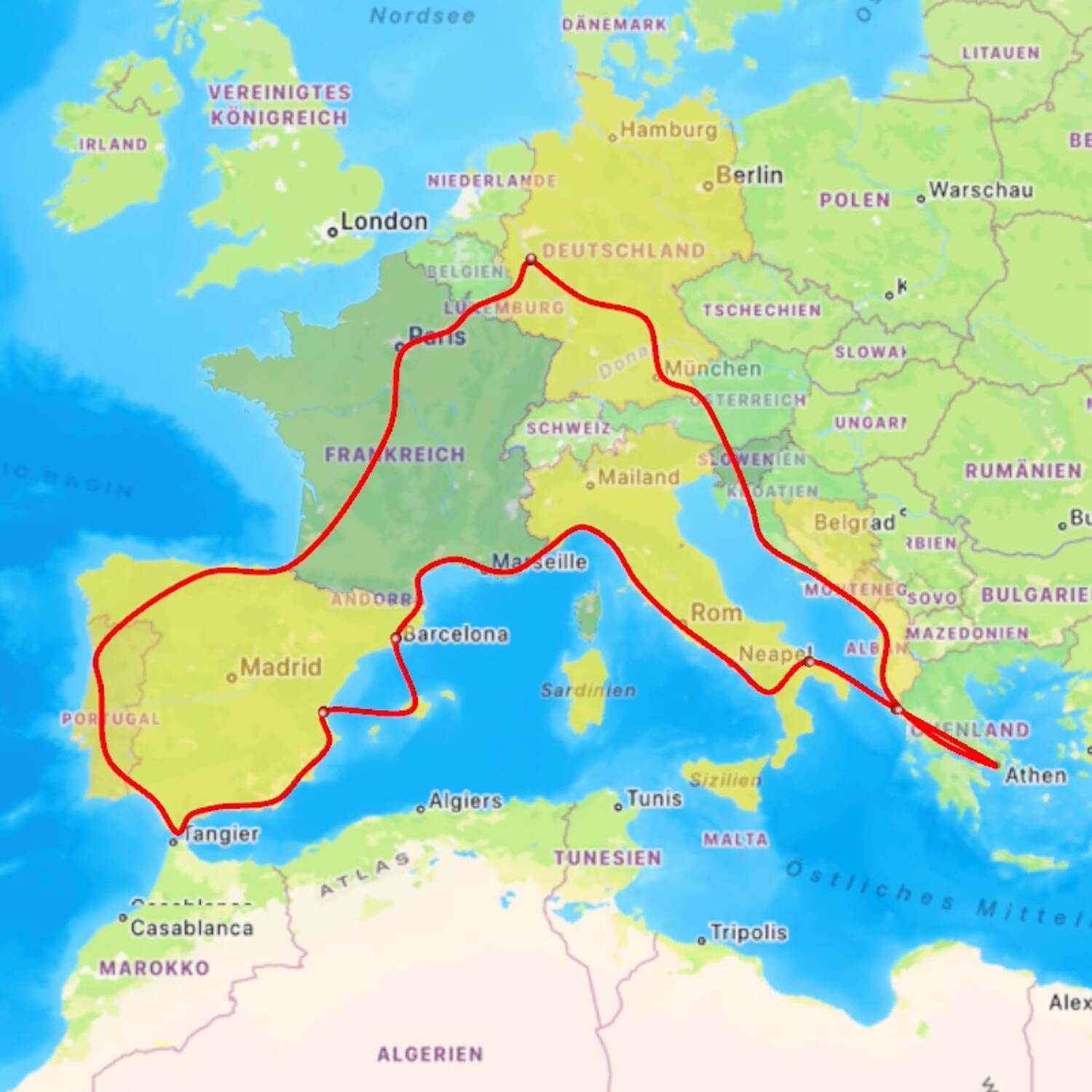 Mittelmeer VW Bus Tour