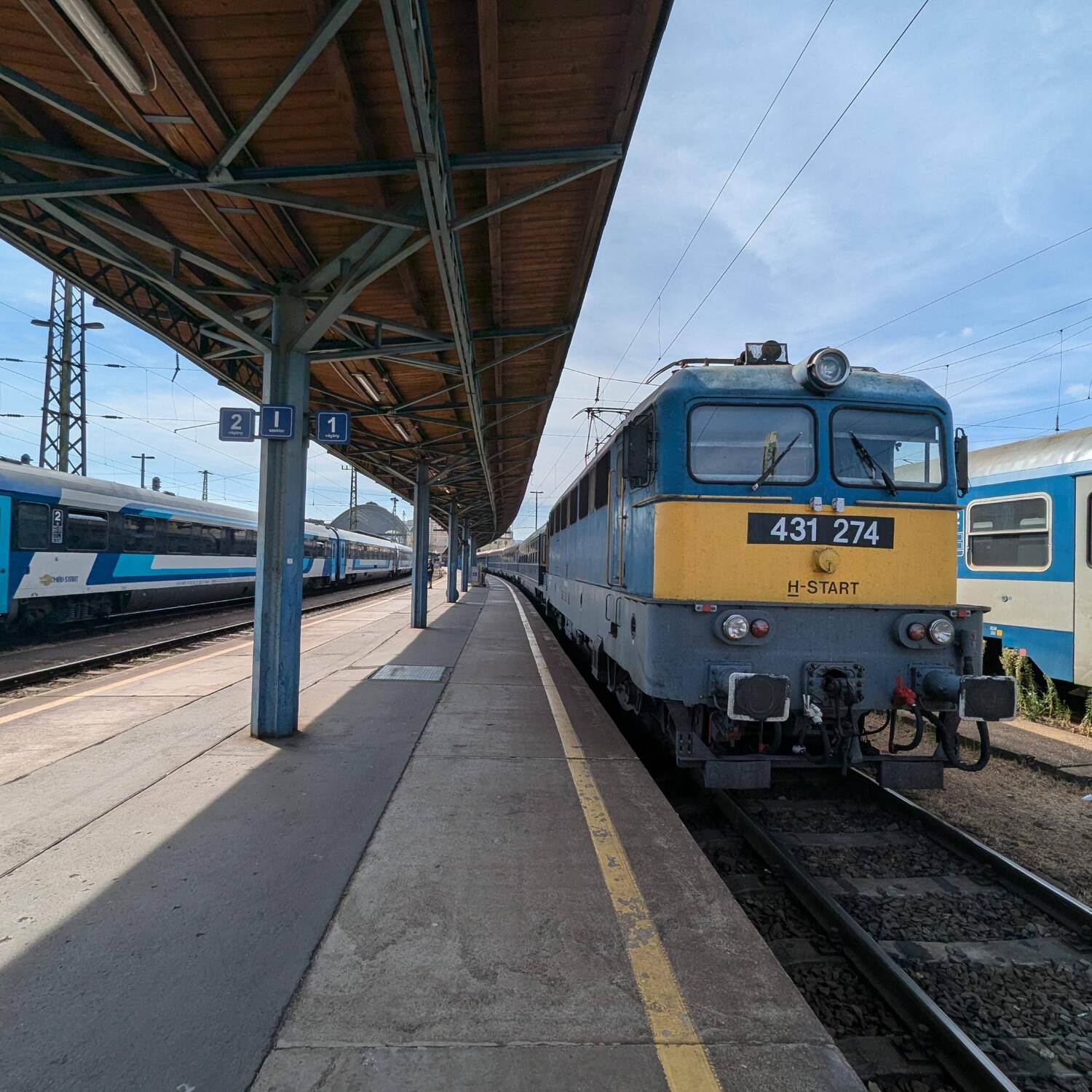 Round-trip in Romania by train