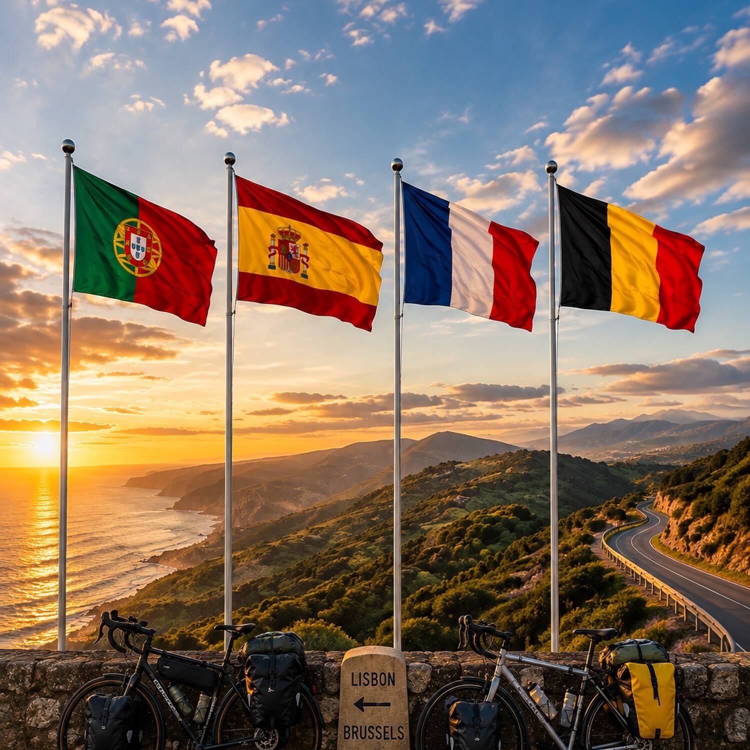 Lisbon to Brussel