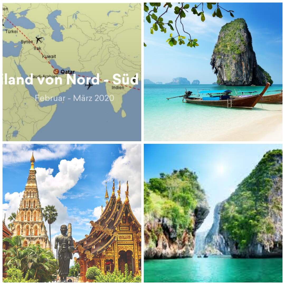 Thailand von Nord - Süd 2020