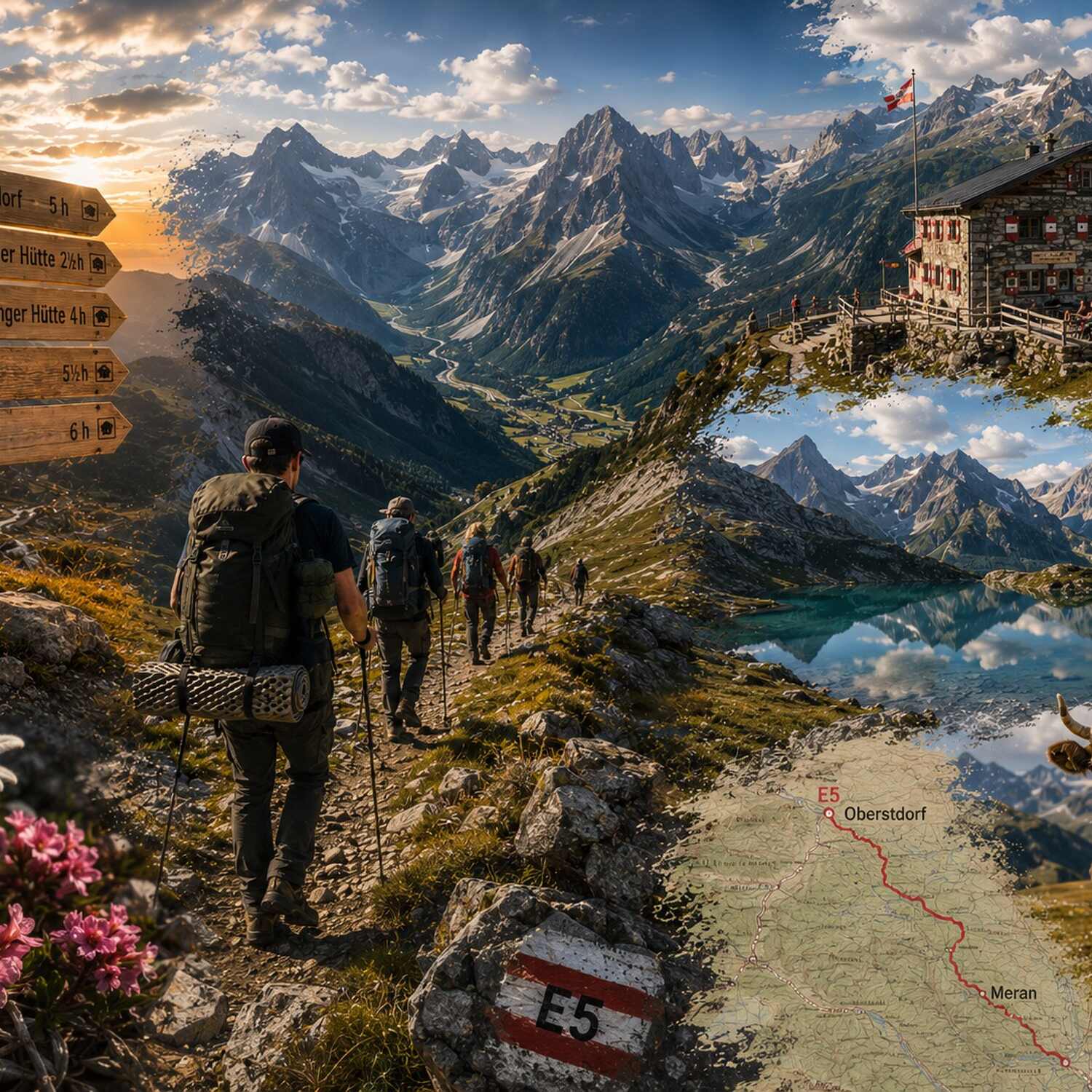 6 Tage Alpenüberquerung E5