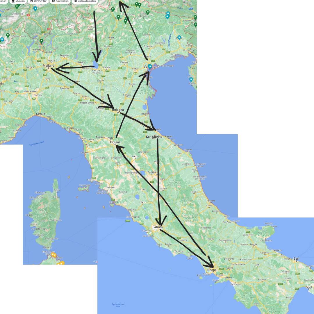 Italien Roadtrip