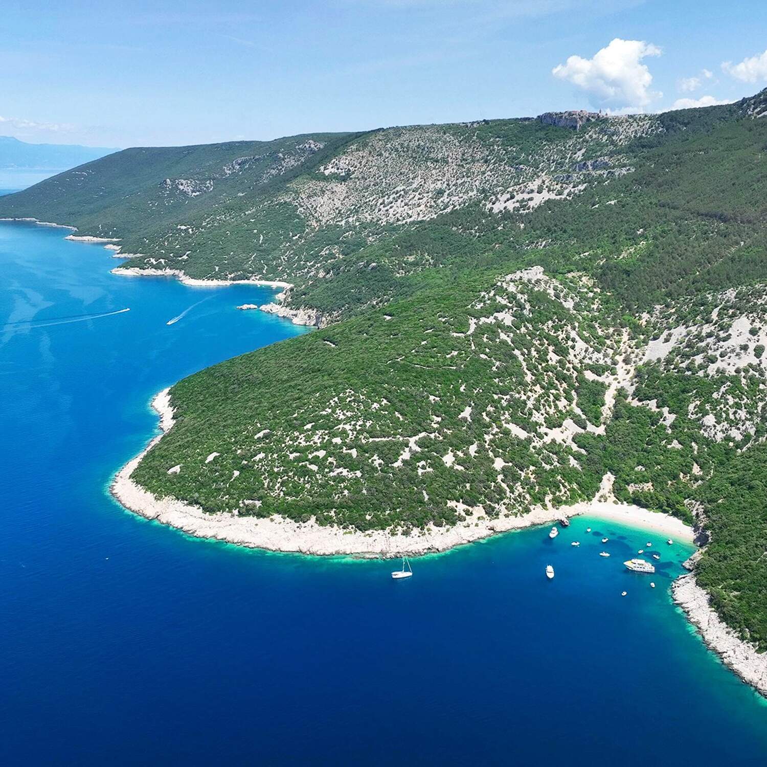 Kroatische Inseln im September