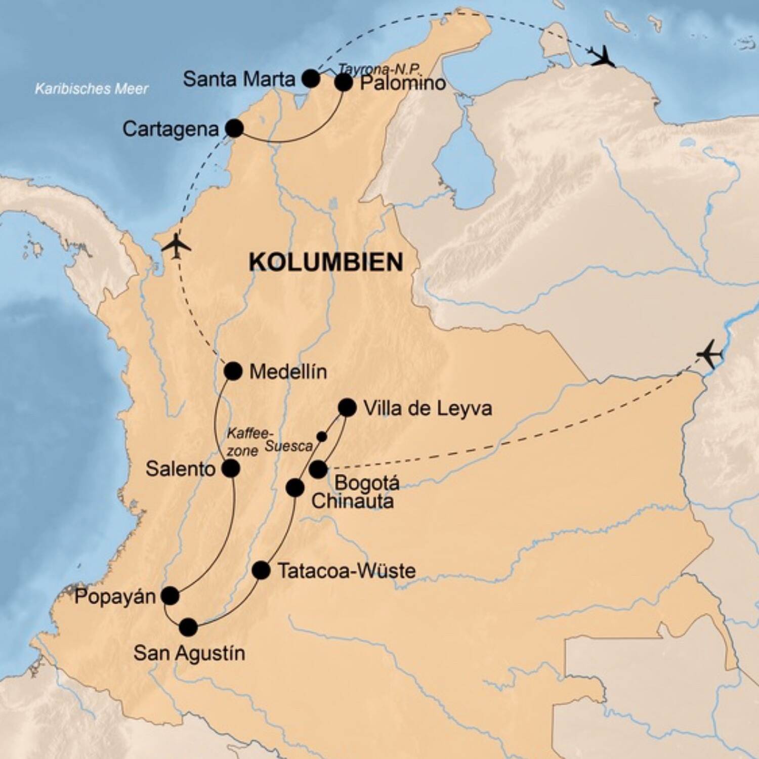 Kolumbien 2024