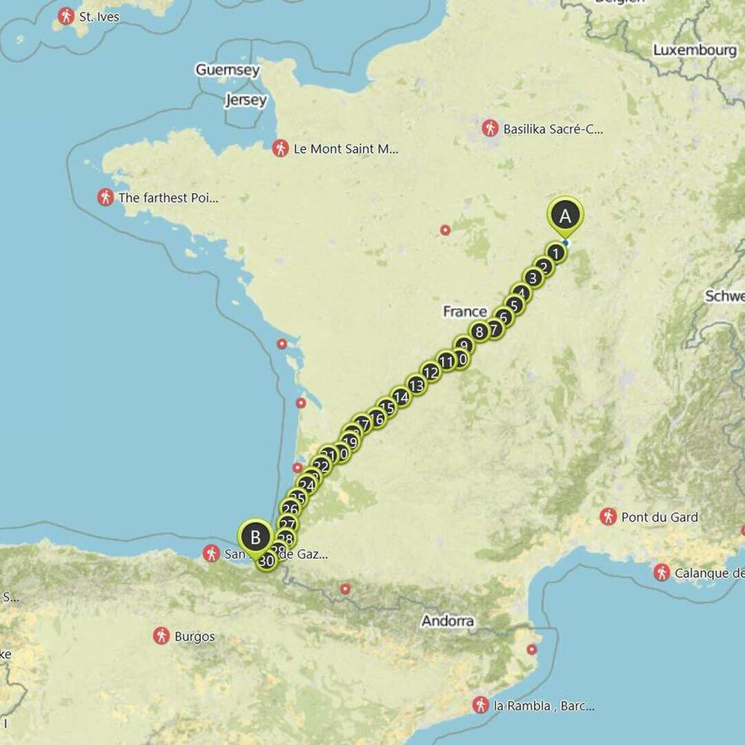 Hamburg-Santiago zu Fuß T. 5