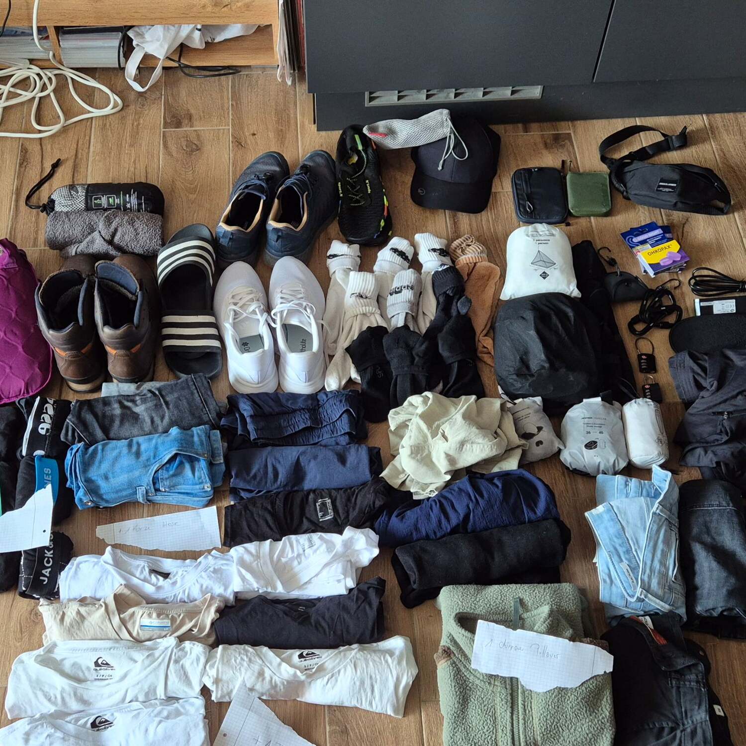 Vorbereitung der Weltreise