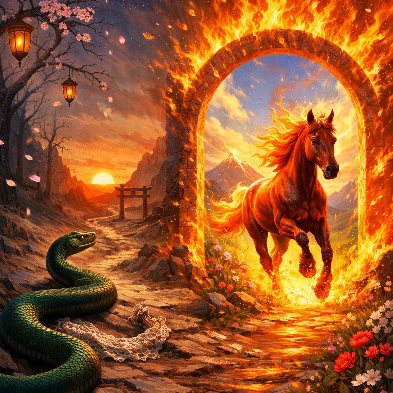 Snake to Horse