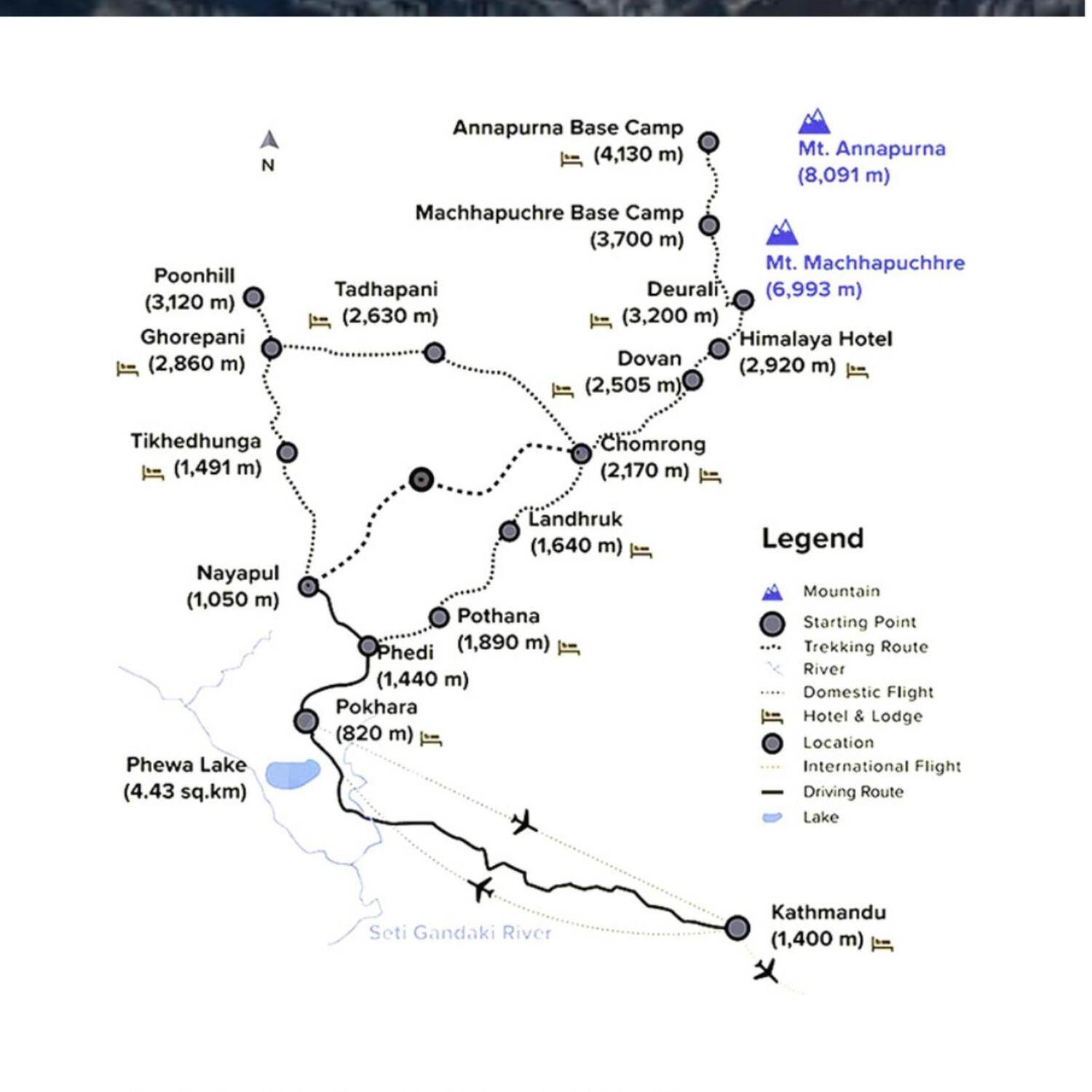 Nepal Trekking Reise 2024