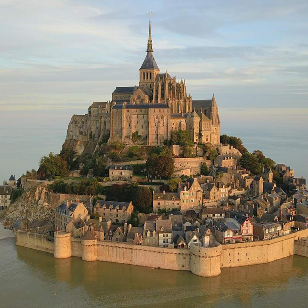 Road to Mont-Saint-Michel